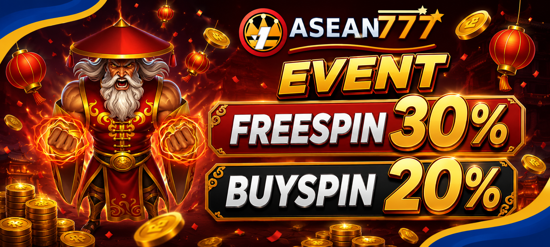 Event Freespin 30 Persen dan Buyspin 20 Persen ASEAN777