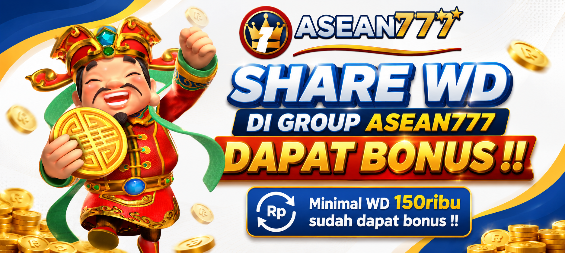 Share WD di Grup ASEAN777 Dapat Bonus